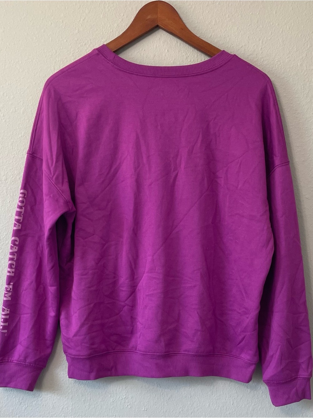 Pokemon Ready for Battle Purple Graphic Crewneck Sweatshirt SZ SM EUC - Picture 2 of 4